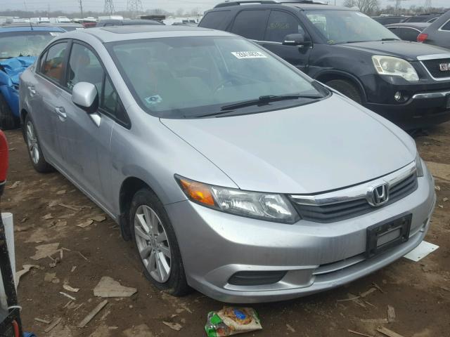 2HGFB2F86CH519746 - 2012 HONDA CIVIC EX Gümüş foto 1