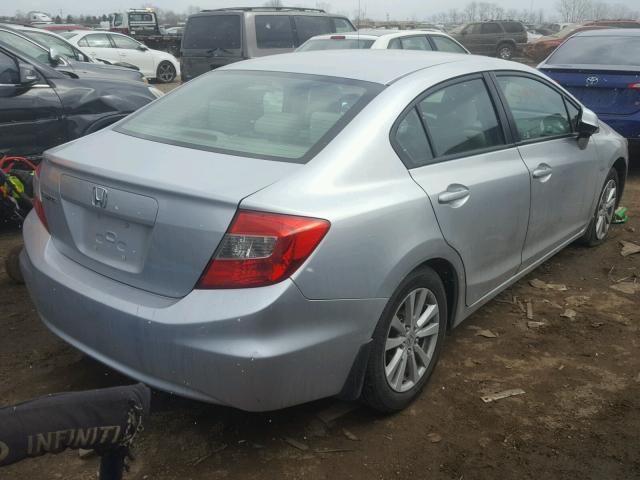 2HGFB2F86CH519746 - 2012 HONDA CIVIC EX Gümüş foto 4