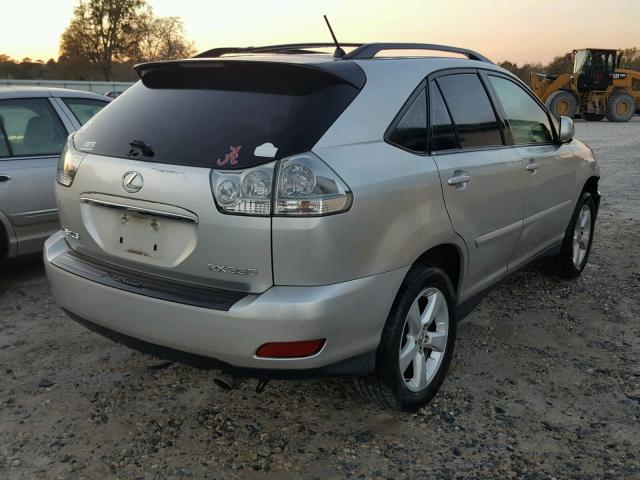 JTJGA31U160062897 - 2006 LEXUS RX 330 SILVER photo 4