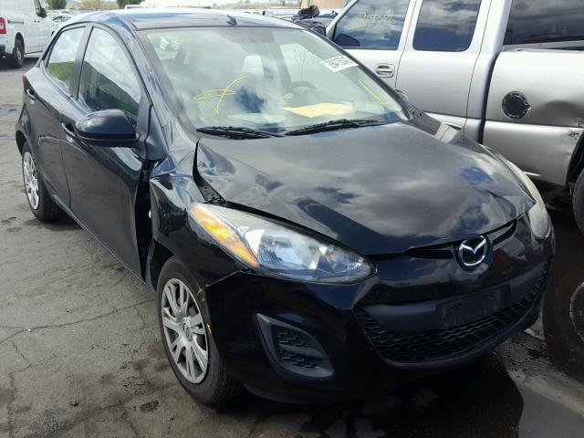 JM1DE1KZ7C0145464 - 2012 MAZDA MAZDA2 BLACK photo 1