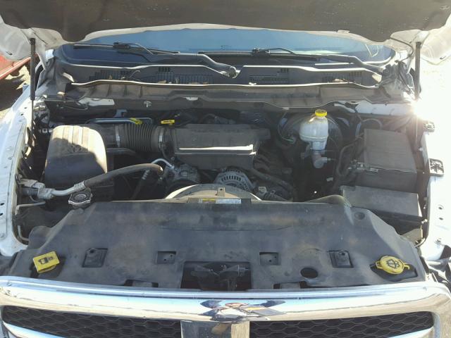 1C6RR6GP8DS512268 - 2013 RAM 1500 SLT WHITE photo 7