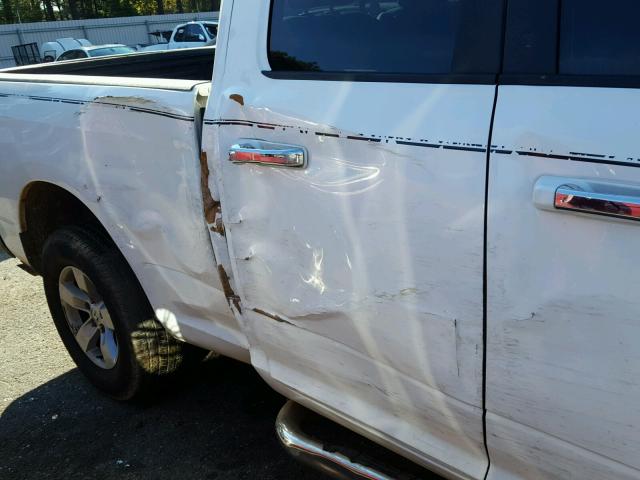 1C6RR6GP8DS512268 - 2013 RAM 1500 SLT WHITE photo 9