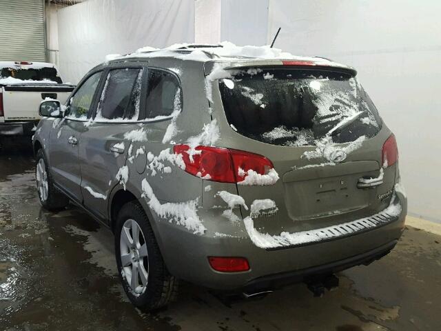 5NMSH73E27H075505 - 2007 HYUNDAI SANTA FE S GRAY photo 3