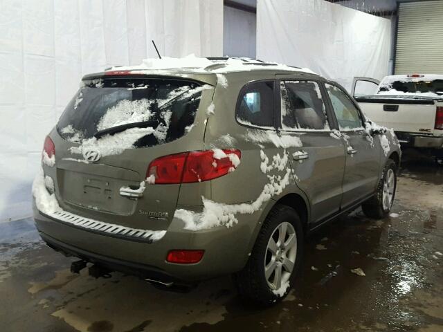 5NMSH73E27H075505 - 2007 HYUNDAI SANTA FE S GRAY photo 4