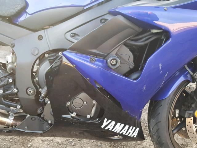 JYARJ06E29A039926 - 2009 YAMAHA YZFR6 S BLUE photo 7