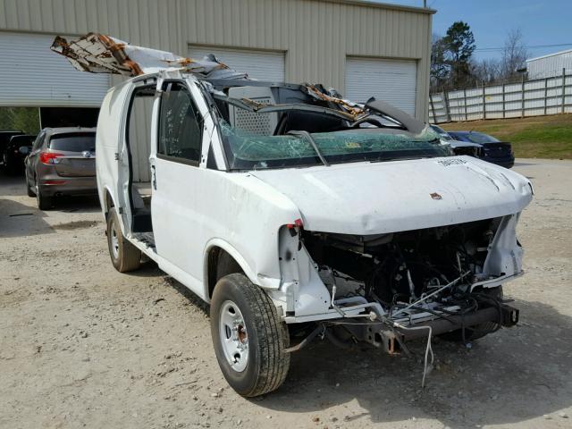 1GCWGFBA3C1147183 - 2012 CHEVROLET EXPRESS G2 WHITE photo 1