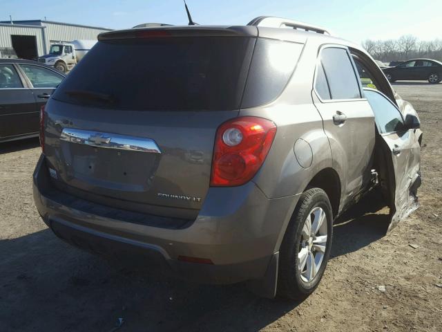 2GNALPEK8C6305716 - 2012 CHEVROLET EQUINOX LT BROWN photo 4