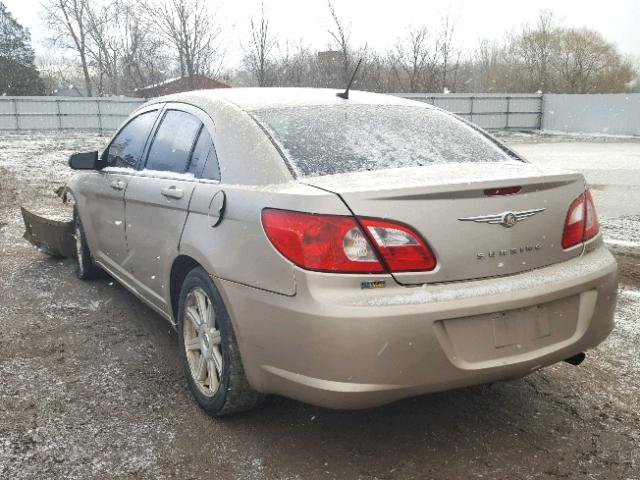 1C3LC56R28N219309 - 2008 CHRYSLER SEBRING TO GOLD photo 3