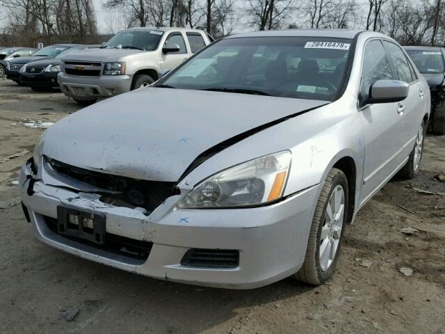 1HGCM66597A037464 - 2007 HONDA ACCORD EX SILVER photo 2