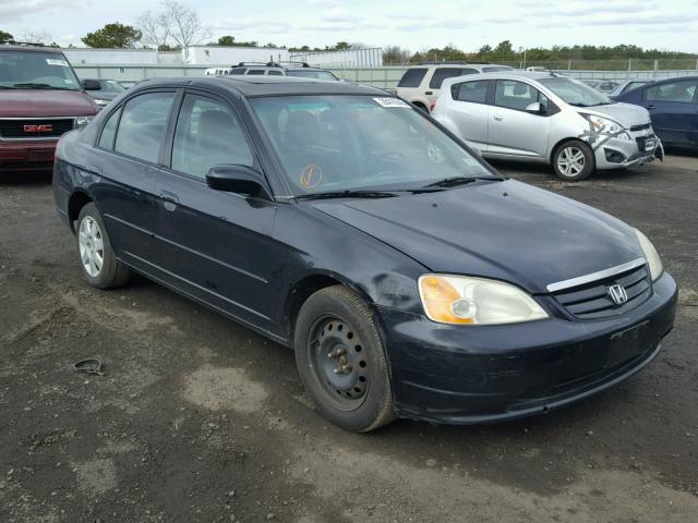 2HGES26822H603881 - 2002 HONDA CIVIC EX BLACK photo 1