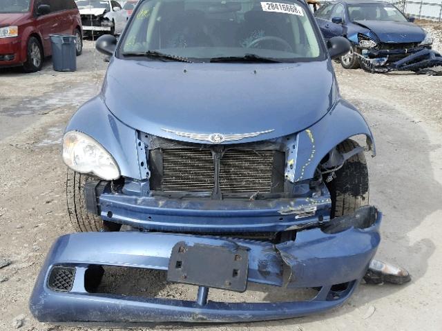 3A4FY48BX7T522917 - 2007 CHRYSLER PT CRUISER BLUE photo 9