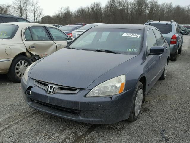 1HGCM56343A119279 - 2003 HONDA ACCORD LX GRAY photo 2