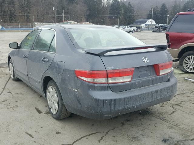 1HGCM56343A119279 - 2003 HONDA ACCORD LX GRAY photo 3