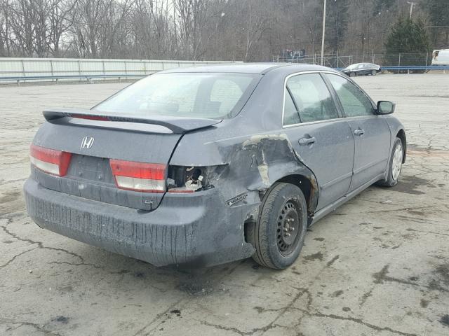 1HGCM56343A119279 - 2003 HONDA ACCORD LX GRAY photo 4