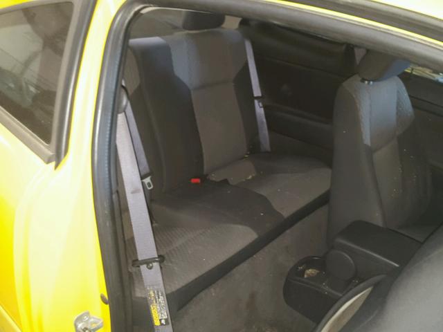 1G1AL12FX57645555 - 2005 CHEVROLET COBALT LS YELLOW photo 6