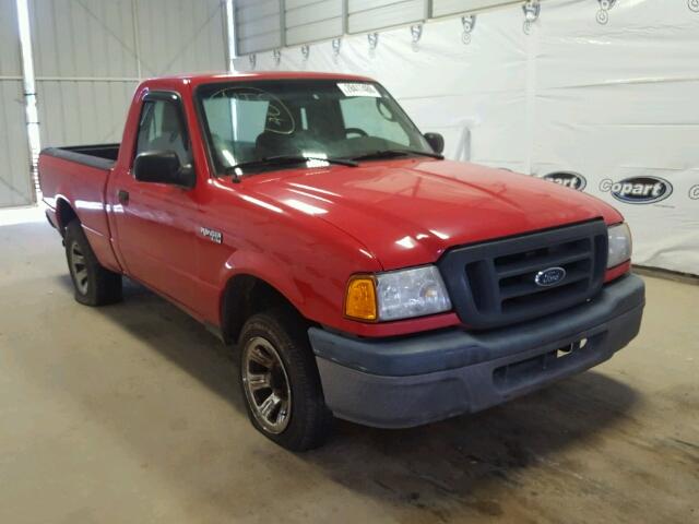 1FTYR10D35PB07415 - 2005 FORD RANGER RED photo 9