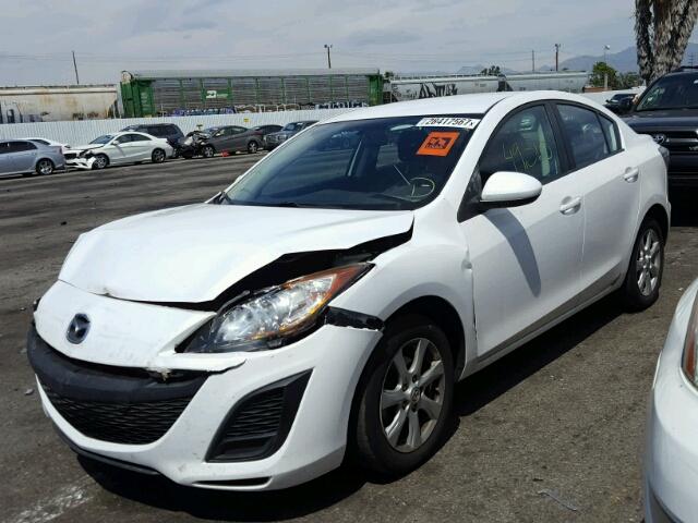 JM1BL1VFXB1421272 - 2011 MAZDA 3 I WHITE photo 2