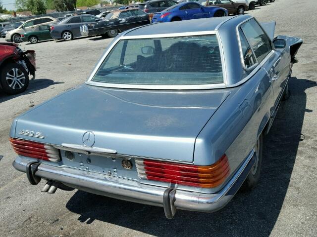 10704412005661 - 1972 MERCEDES-BENZ 450 SL BLUE photo 4