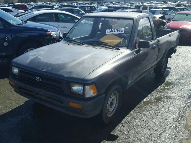 JT4RN81AXN0100404 - 1992 TOYOTA PICKUP 1/2 GRAY photo 2