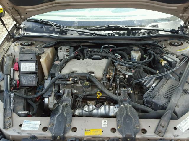 2G1WF52E119198764 - 2001 CHEVROLET IMPALA TAN photo 7