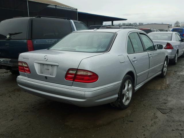 WDBJF70J51B245854 - 2001 MERCEDES-BENZ E 430 SILVER photo 4