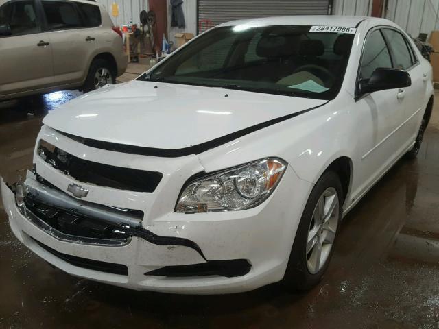 1G1ZB5EB4A4118631 - 2010 CHEVROLET MALIBU LS WHITE photo 2