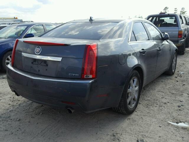 1G6DF577390134310 - 2009 CADILLAC CTS GRAY photo 4