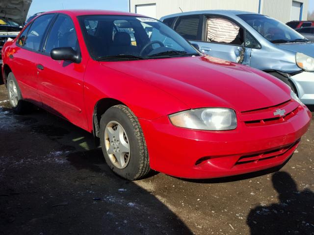 1G1JC52F547268767 - 2004 CHEVROLET CAVALIER RED photo 1