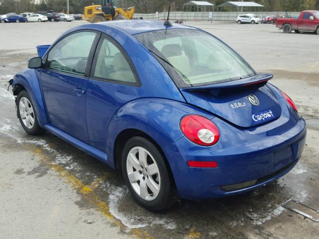 3VWRW31C47M510517 - 2007 VOLKSWAGEN NEW BEETLE BLUE photo 3