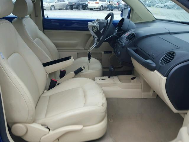 3VWRW31C47M510517 - 2007 VOLKSWAGEN NEW BEETLE 蓝色 照片 5