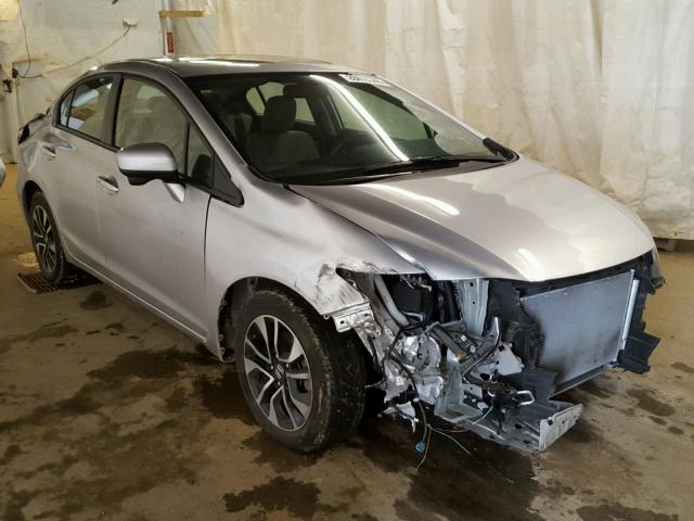 19XFB2F81EE242968 - 2014 HONDA CIVIC EX Gümüş foto 1