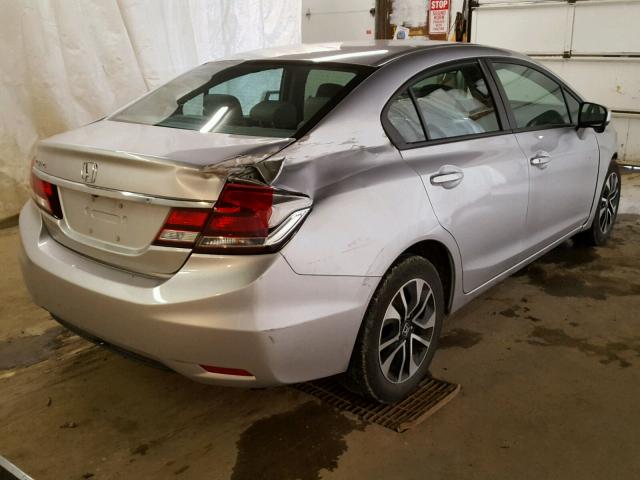 19XFB2F81EE242968 - 2014 HONDA CIVIC EX SILVER photo 4