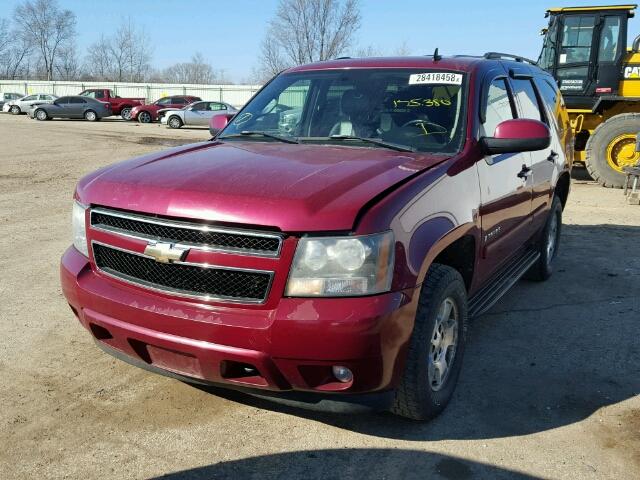 1GNFK13097R350665 - 2007 CHEVROLET TAHOE K150 MAROON photo 2