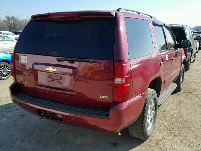 1GNFK13097R350665 - 2007 CHEVROLET TAHOE K150 MAROON photo 4