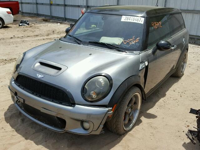 WMWMM93549TF99448 - 2009 MINI COOPER CLU GRAY photo 2