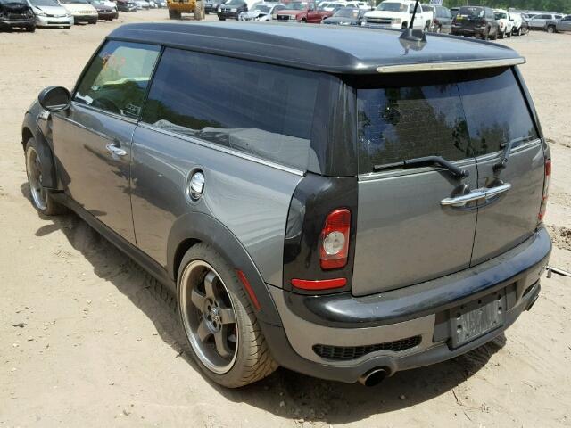 WMWMM93549TF99448 - 2009 MINI COOPER CLU GRAY photo 3