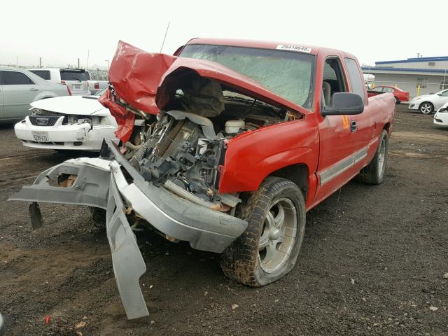 2GCEC19T331404824 - 2003 CHEVROLET SILVERADO RED photo 2