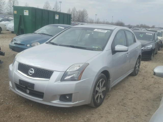 3N1AB6AP0CL708580 - 2012 NISSAN SENTRA 2.0 GRAY photo 2