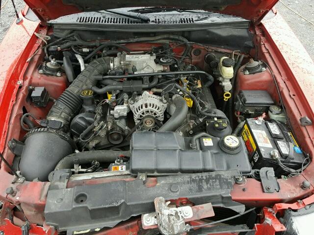 1FAFP45XX4F171396 - 2004 FORD MUSTANG GT RED photo 7