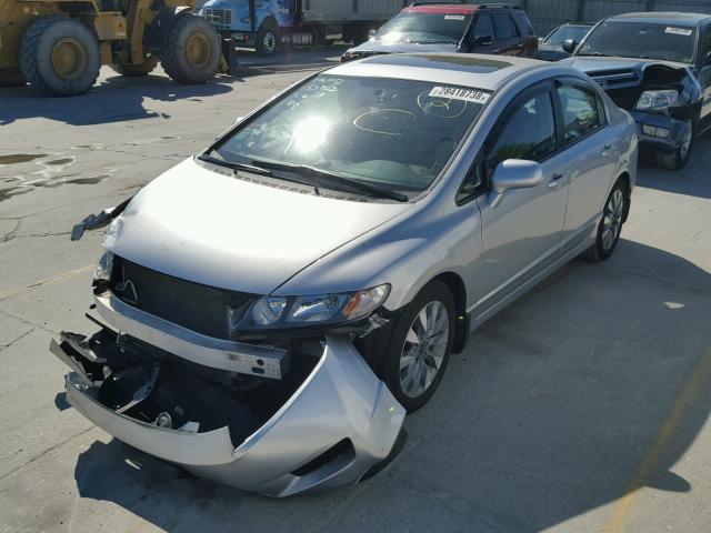 19XFA1F98BE030960 - 2011 HONDA CIVIC EXL SILVER photo 2