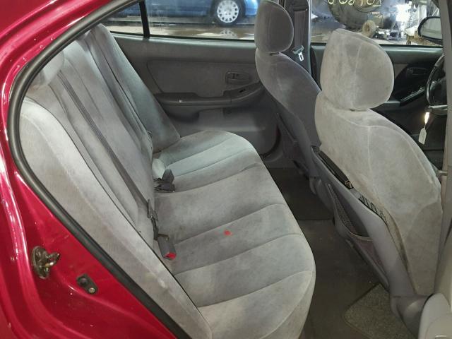 KMHDN46D24U801513 - 2004 HYUNDAI ELANTRA GL RED photo 6