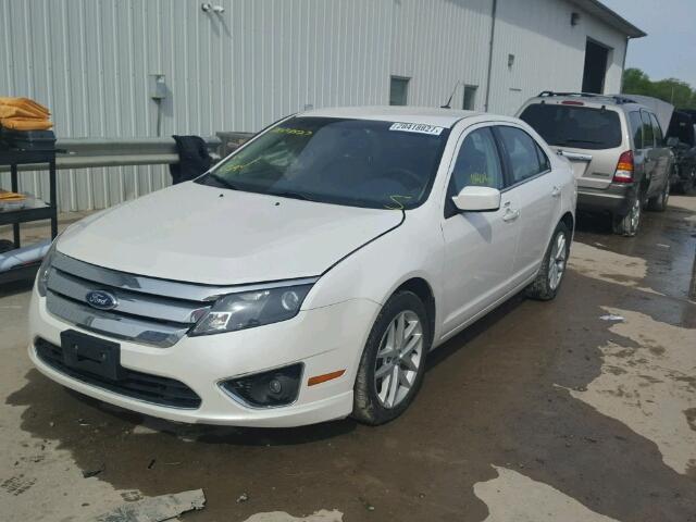 3FAHP0JA5CR124684 - 2012 FORD FUSION SEL WHITE photo 2