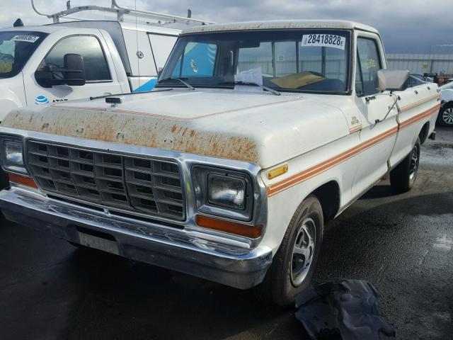 F15GREJ5236 - 1979 FORD F-150 TWO TONE photo 2