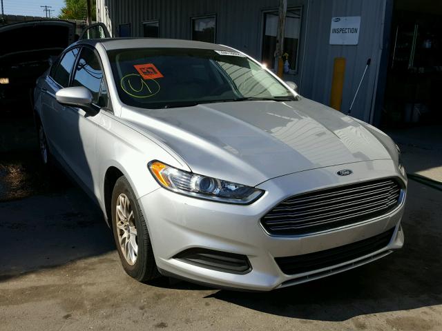 3FA6P0G73GR255038 - 2016 FORD FUSION S SILVER photo 1