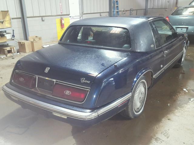 1G4EZ13L1NU409045 - 1992 BUICK RIVIERA BLUE photo 4