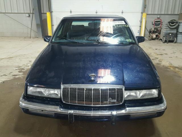 1G4EZ13L1NU409045 - 1992 BUICK RIVIERA BLUE photo 9