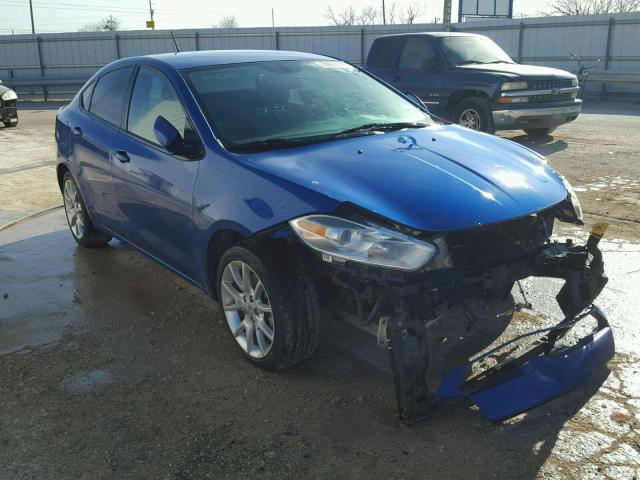 1C3CDFBA6DD186088 - 2013 DODGE DART SXT BLUE photo 1