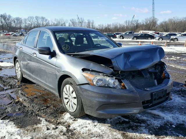 1HGCP2F34BA002855 - 2011 HONDA ACCORD LX GRAY photo 1