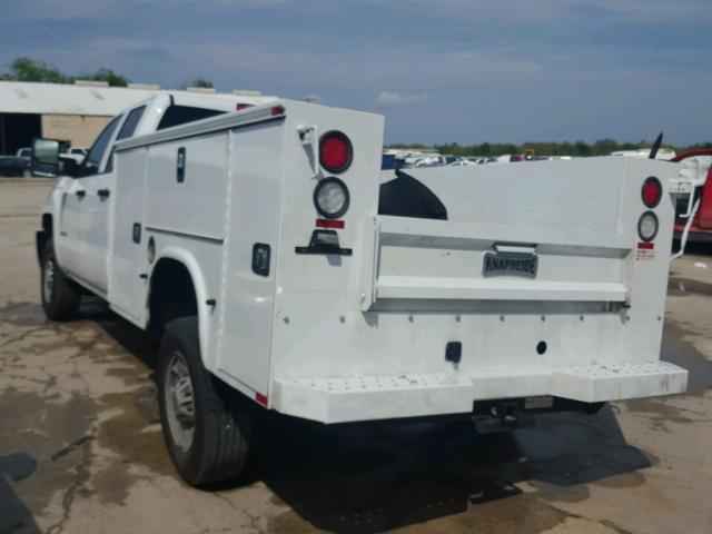 1GB2CUEG8HZ371383 - 2017 CHEVROLET SILVERADO WHITE photo 3