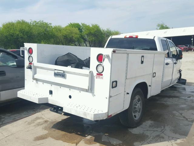 1GB2CUEG8HZ371383 - 2017 CHEVROLET SILVERADO WHITE photo 4